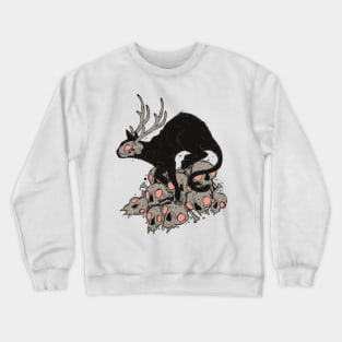 Kitty Demon Skull Crewneck Sweatshirt